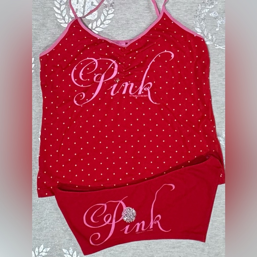 VS PINK VINTAGE BLING SLEEP SET LARGE